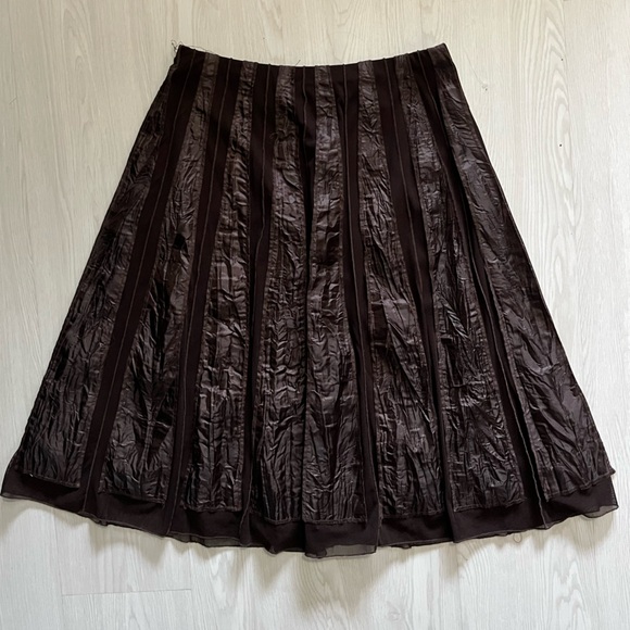 Danier Dresses & Skirts - Vintage Danier Brown lined skirt